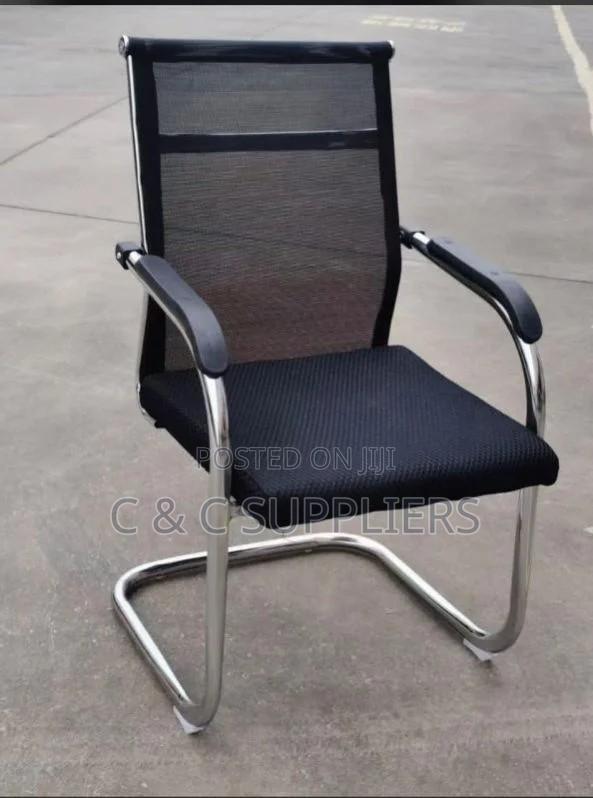 Mesh Conference Chair With Armrest - thumbnail 3