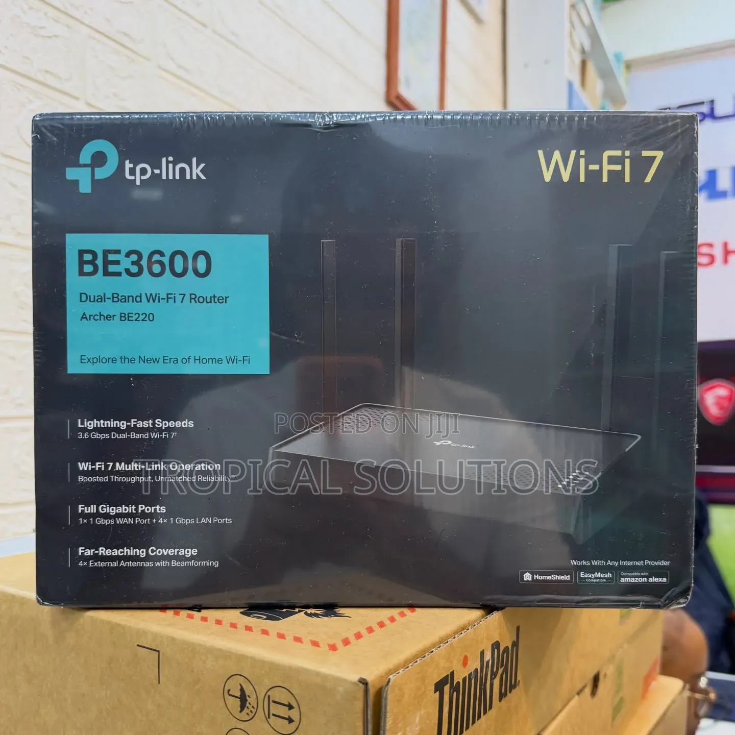 TP-Link Archer BE220 Wi-Fi 7 Router BE3600