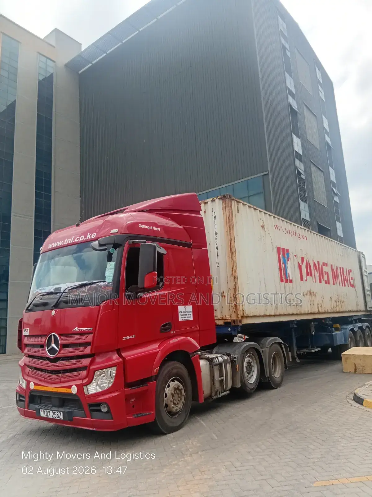 Trailer. Transportation Accessible for Delivery of Goods