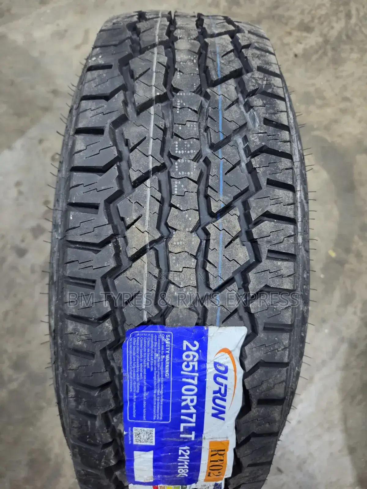 Lt 265 /70 R17 Durun Tires (All Terrain)