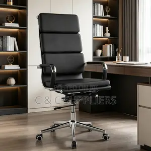 Ergonomic Leather Swivel Boss Chair.