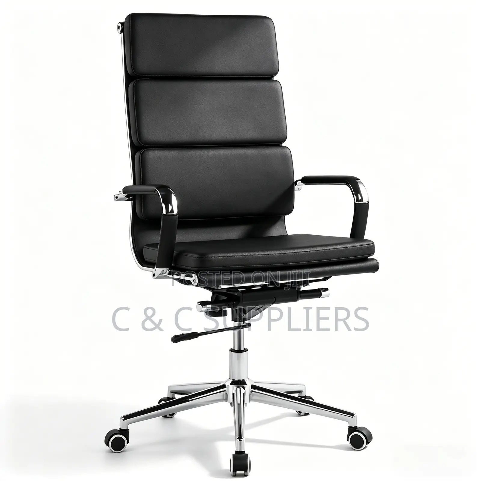 Ergonomic Leather Swivel Boss Chair.