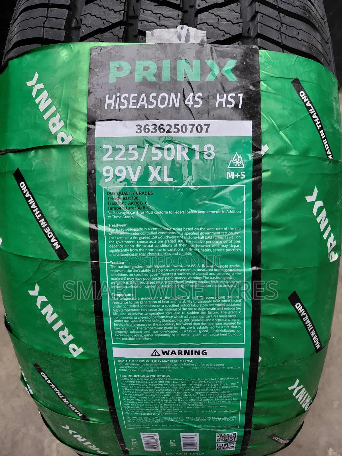 225/50r18 Prinx