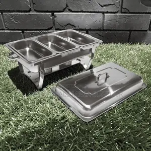 Discounted Prices 11L Stainless Steel Triple Chafing Dish