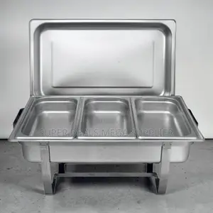 Lowest Prices 11L Stainless Steel Triple Chafing Dish