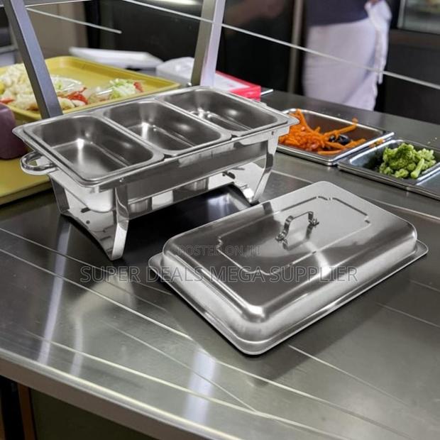 Competitive Prices 11L Stainless Steel Triple Chafing Dish