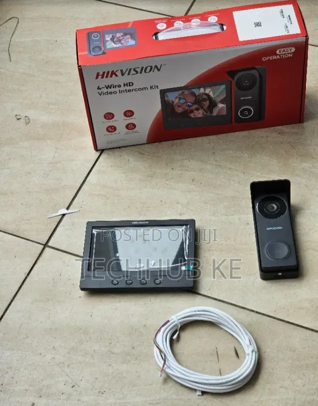 Brand New Hikvision-4-Wire Hd Video Door Bell Intercom Kit Model