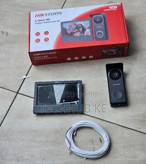Hikivision Door Bell 4 Wire Hd Video Intercom Kit
