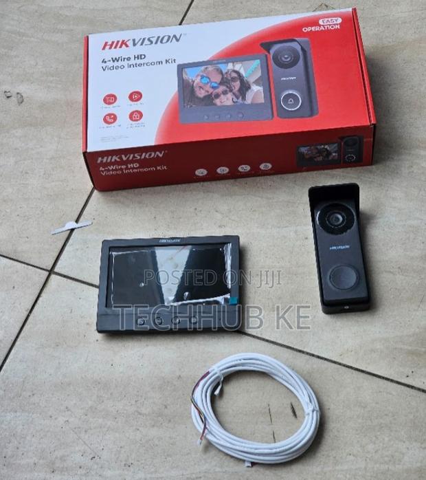 Hikivision Door Bell 4 Wire Hd Video Intercom Kit