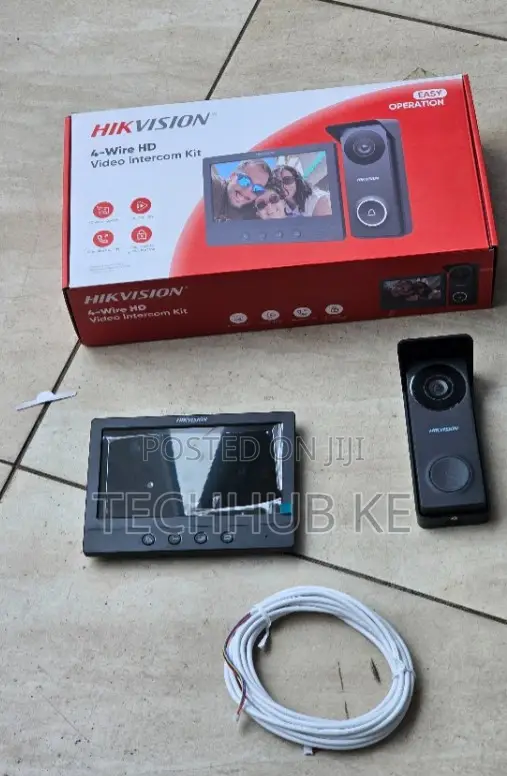 7 Inch Hikvision Video Door Bell ,Colourfull TFT LCD