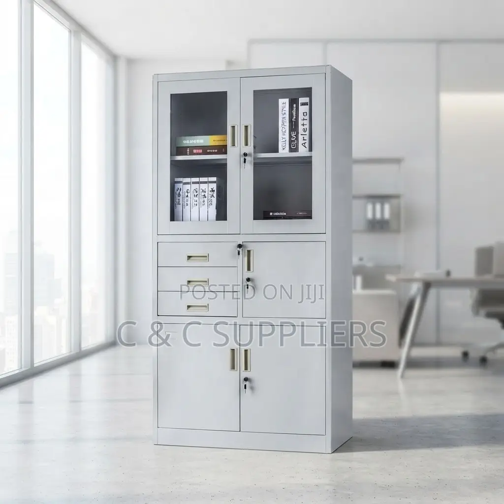 2-Door File Cabinet With an Inbuilt Safe