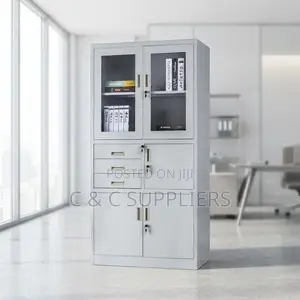 2-Door File Cabinet With an Inbuilt Safe