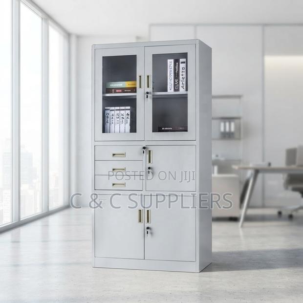 2-Door File Cabinet With an Inbuilt Safe - main view