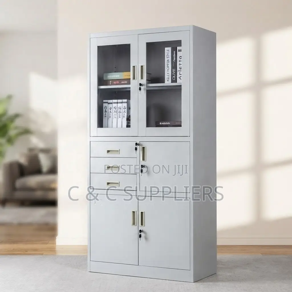 2-Door File Cabinet With an Inbuilt Safe