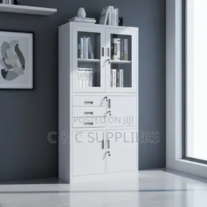 2-Door File Cabinet With an Inbuilt Safe