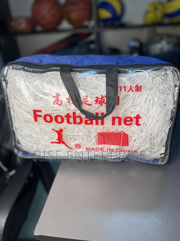 Quality Standard Football Goal Net - Brand New Durable Nylon Mesh Pair