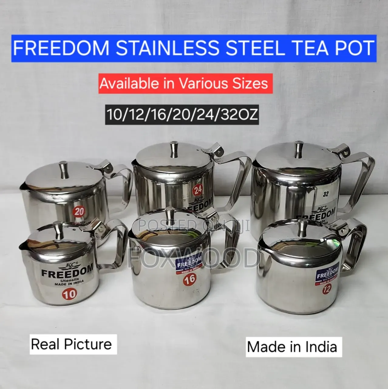 Freedom Stainless Steel Tea Pot 16oz