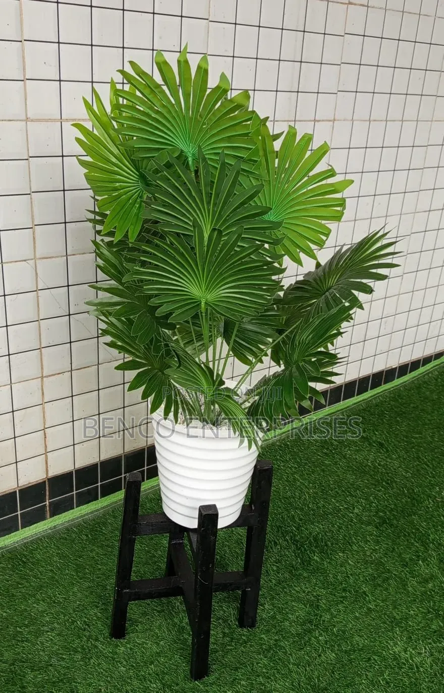 18 Leaves Plants Plus Stand