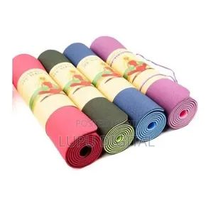 6mm Double Sided Yoga Mats With Carrier