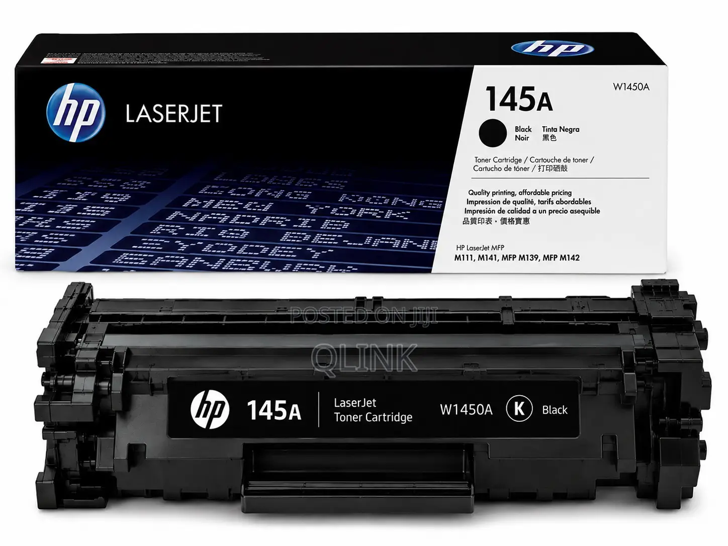HP 145A Black Original LaserJet Toner Cartridge - W1450A