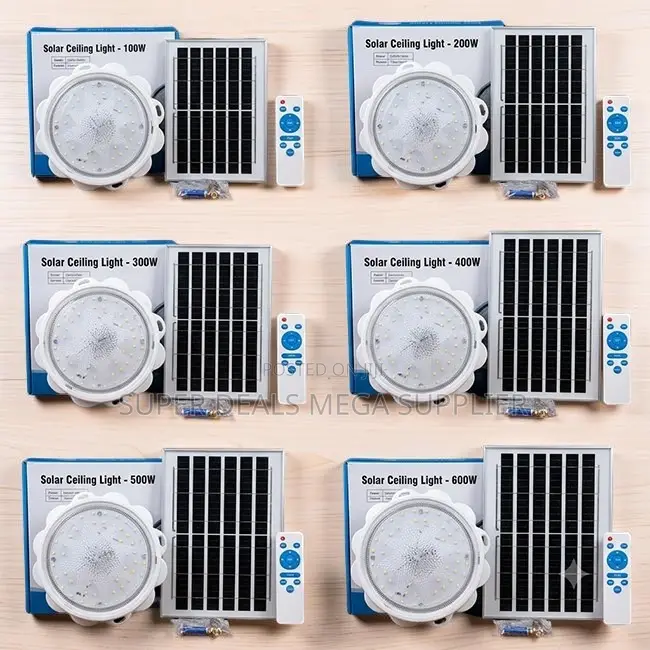 Fast-Charging 100W,200W,500W Solar Ceiling Lights Wholesale Prices