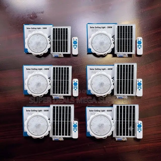 Eco-Friendly 100W,200W,500W Solar Ceiling Lights Wholesale Prices