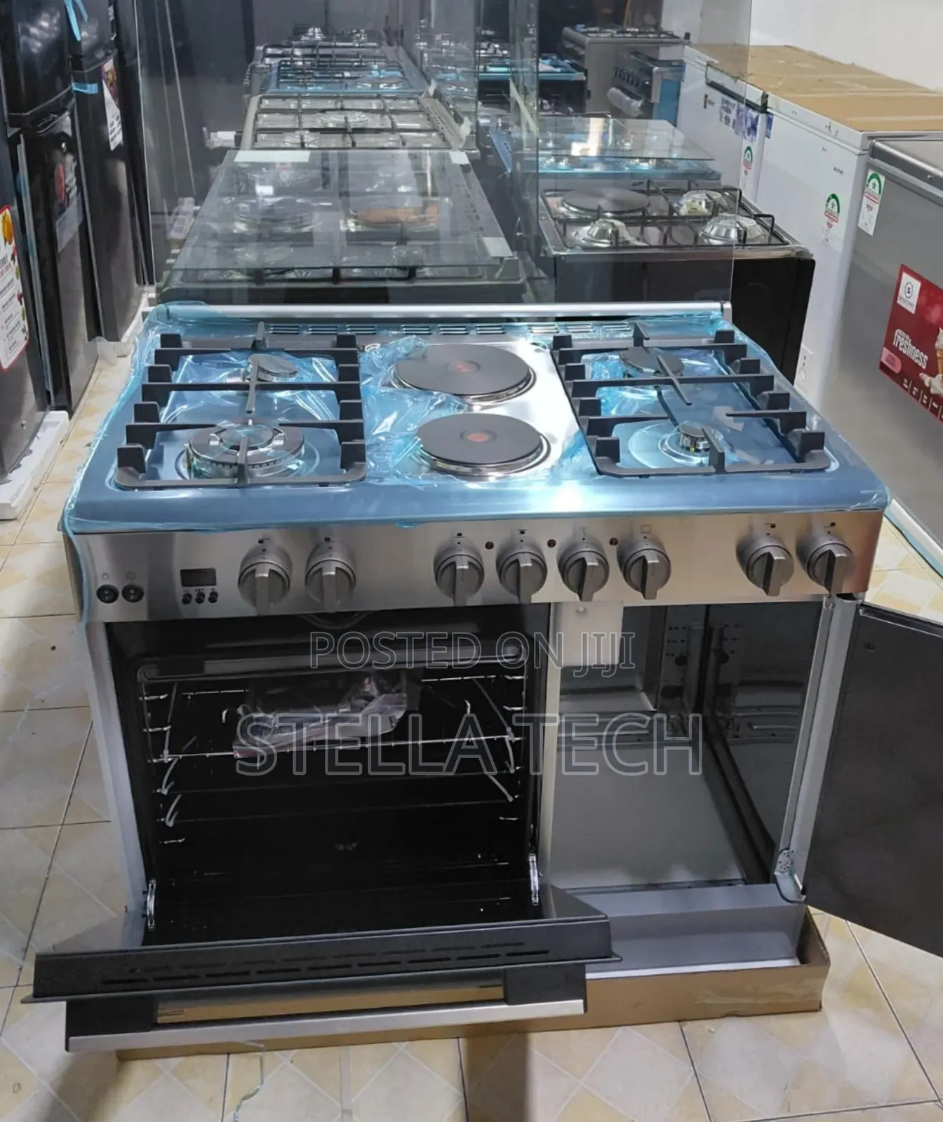 Haier 4G + 2 E 60*90 Standing Cooker HCR6042DES
