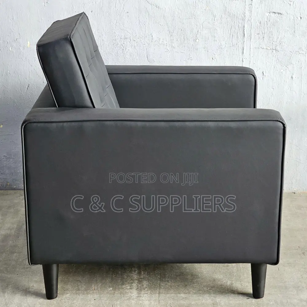1-Seater Leather Sofa Set