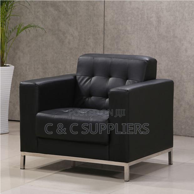 1-Seater Leather Sofa Set - thumbnail 5