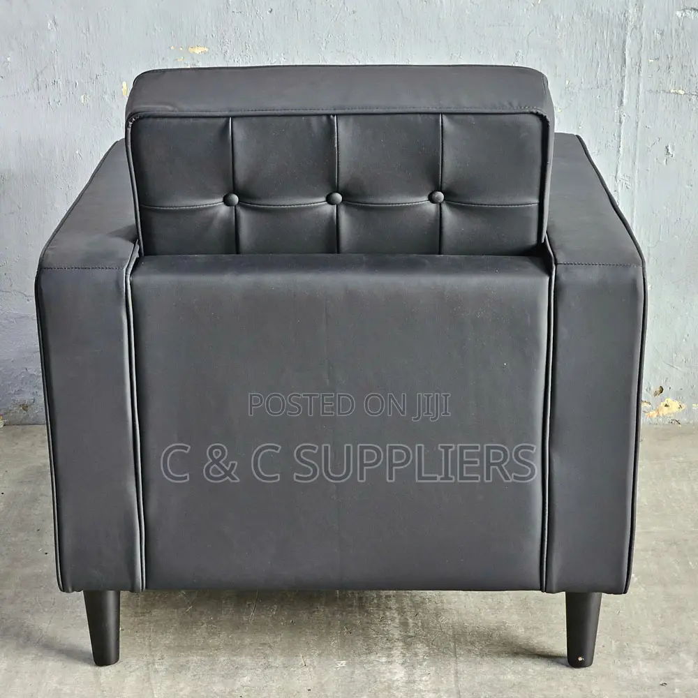1-Seater Leather Sofa Set