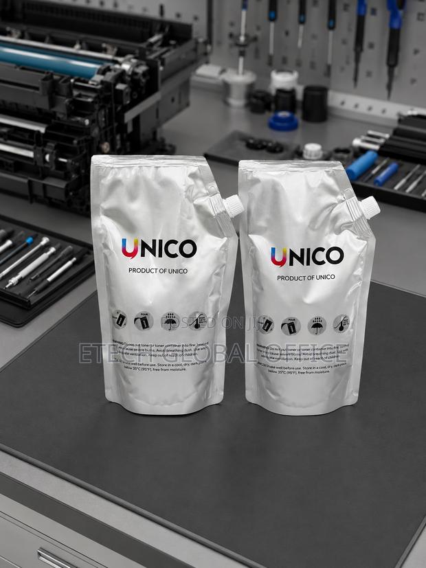 Unico Black Toner Refill Powder for Kyocera Copiers