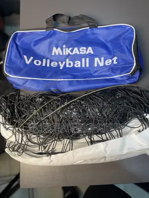 Mikasa Heavy-Duty Volleyball Net With Wire for School, Club Gym