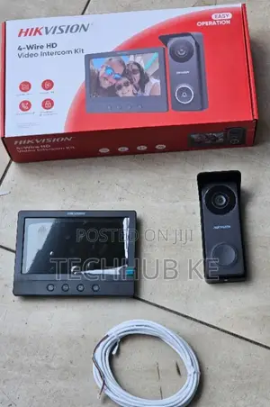 4 Wired Video Intercom System, 7 Inches Video Doorbell
