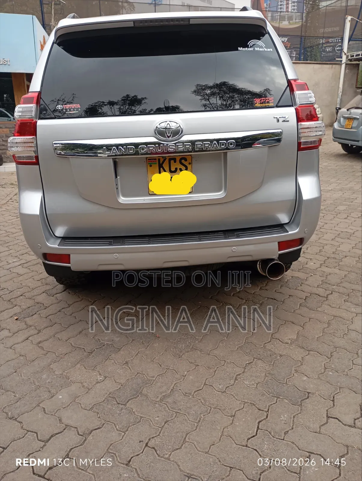 Toyota Land Cruiser Prado 2014 Silver