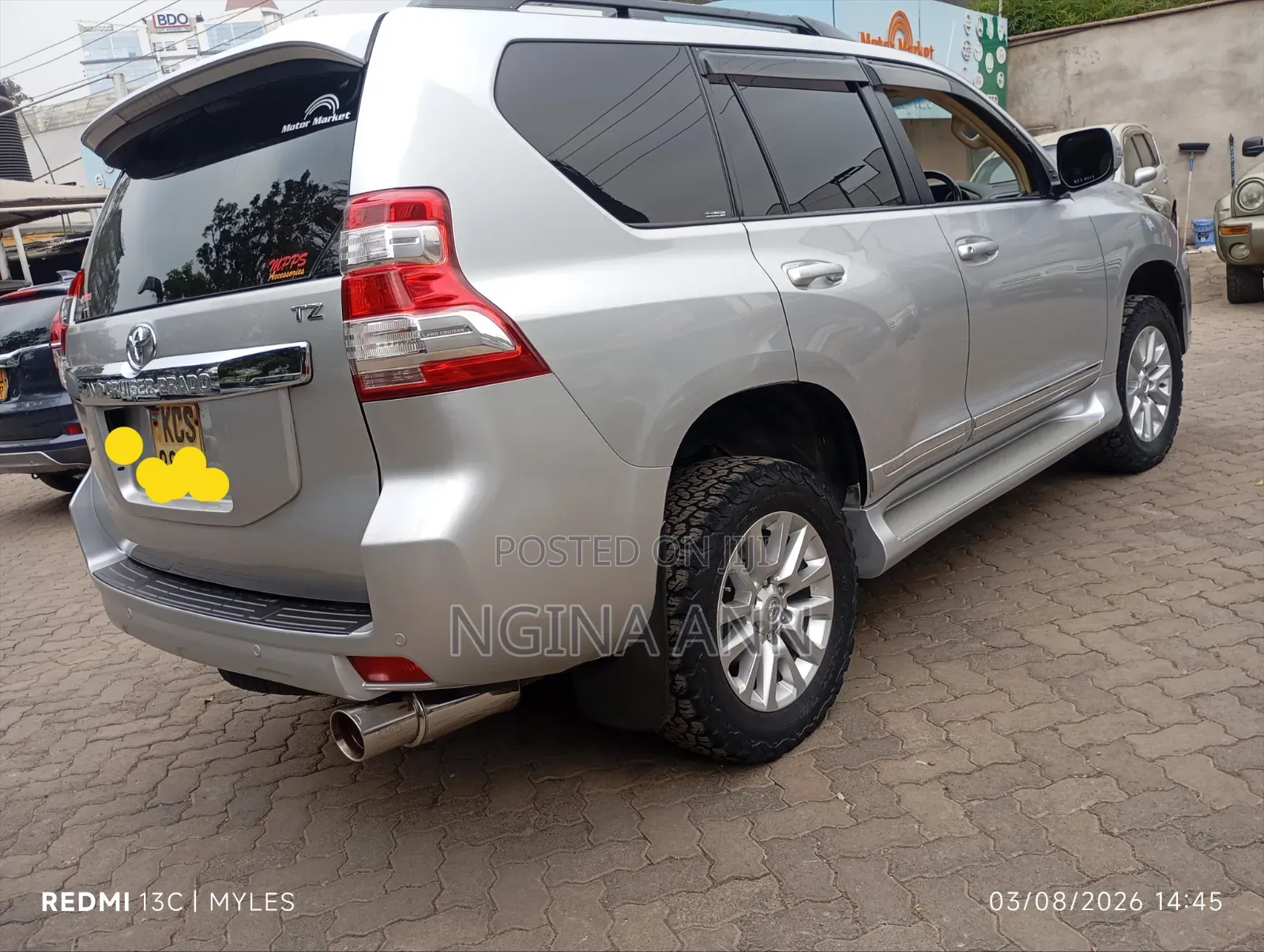Toyota Land Cruiser Prado 2014 Silver