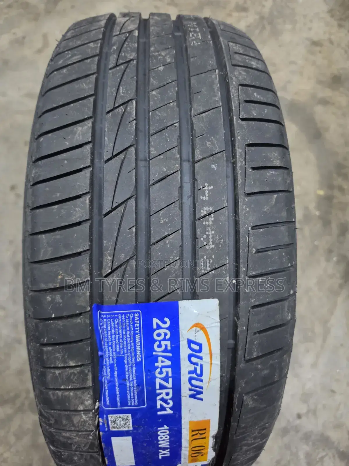 265 /45 R21 Durun Tires (Highway)