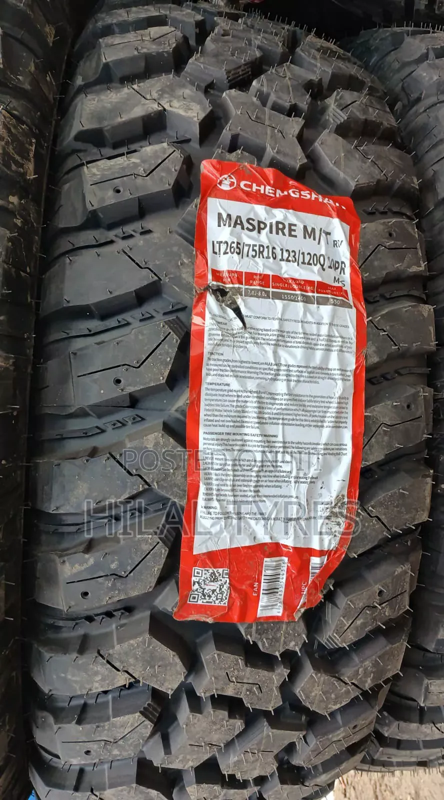 265/75r16 MT Chengshan