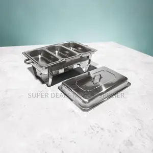 Clearance Prices 11L Stainless Steel Triple Chafing Dish