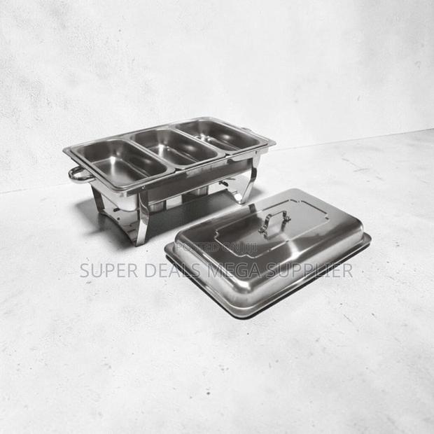 Import Prices 11L Stainless Steel Triple Chafing Dish - main view