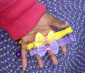 Comfortable Velvet Cat Bow Tie Collar With Bell
