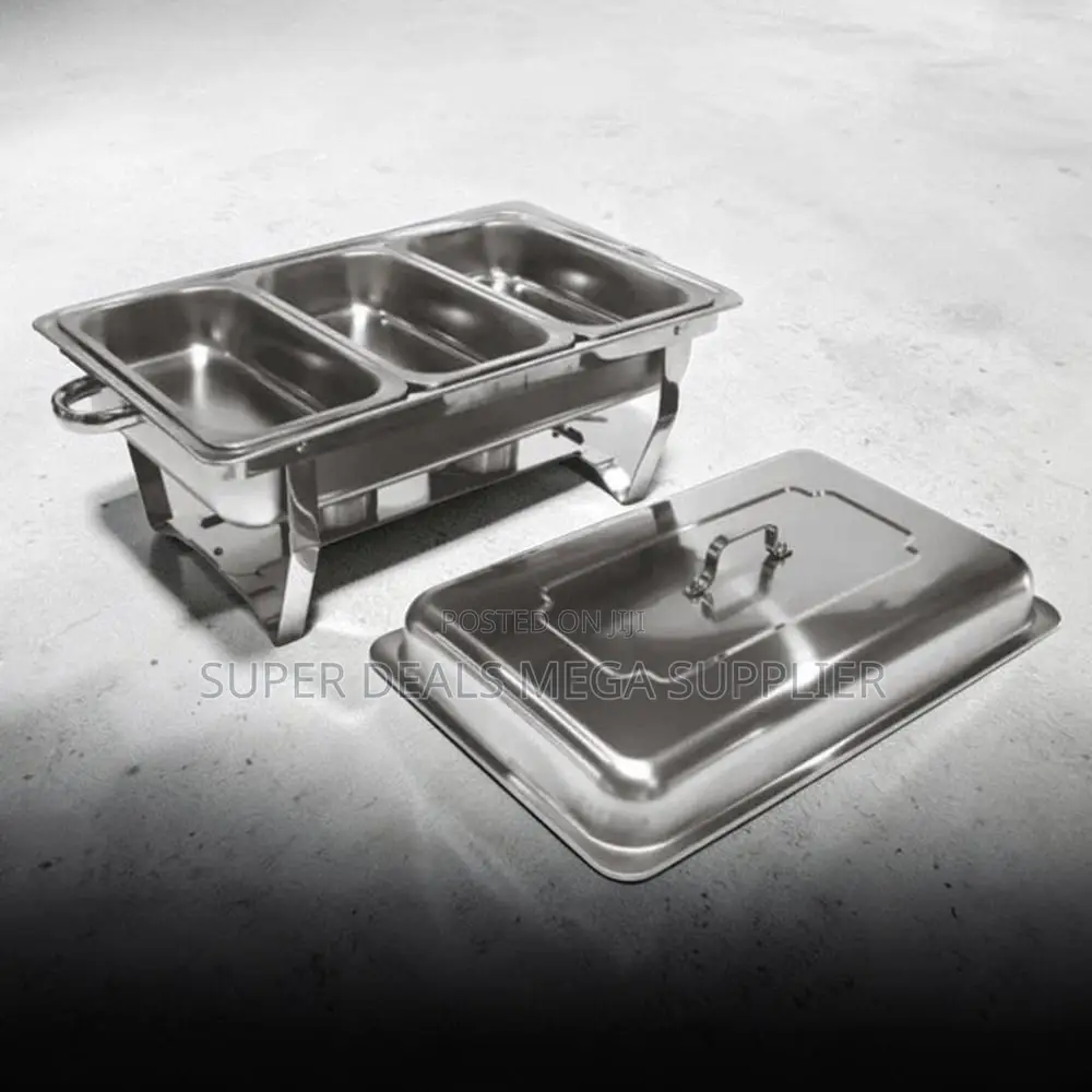 Supplier Prices 11L Stainless Steel Triple Chafing Dish