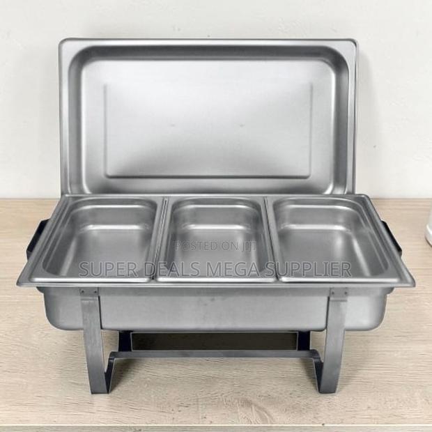 Direct Supplier Prices 11L Stainless Steel Triple Chafing Dish