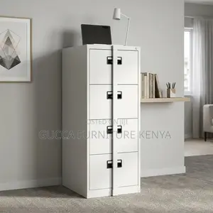 4-Drawer Locker Cabinet With Bar