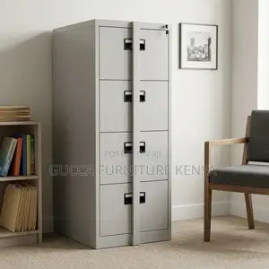 4-Drawer Locker Cabinet With Bar