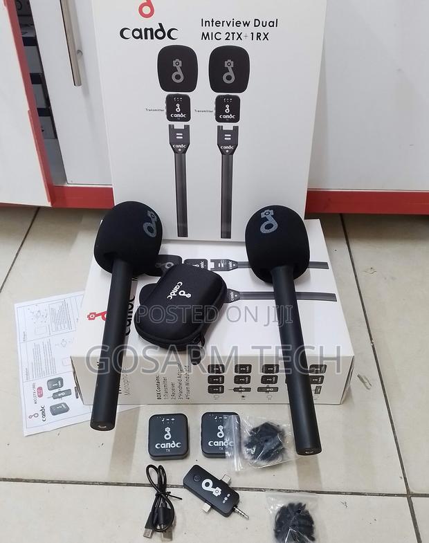 High-Quality CandC Wireless Interview Microphone Set - main view