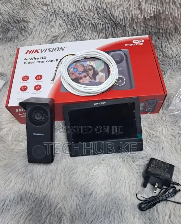 Hikvision 4-Wire Video Doorbell Intercom for Home Office