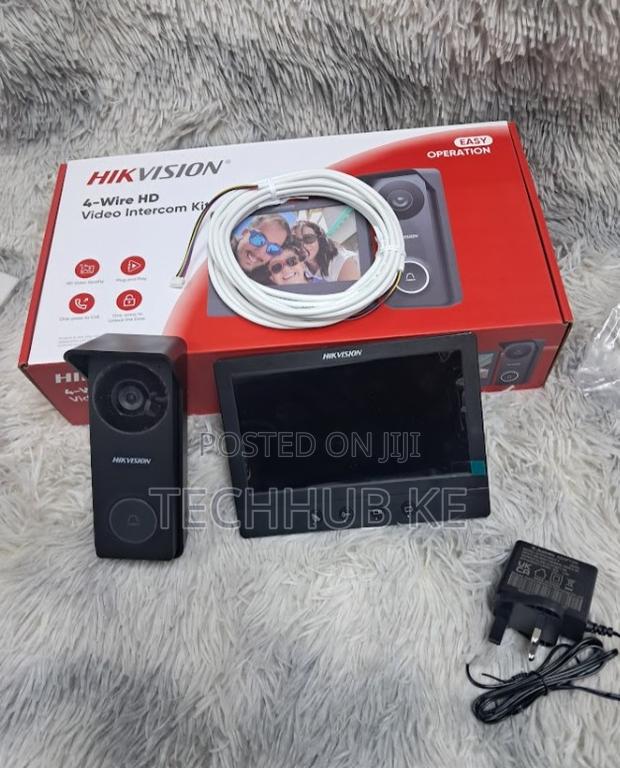 Hikvision 4-Wire Video Doorbell Intercom for Home Office - main view