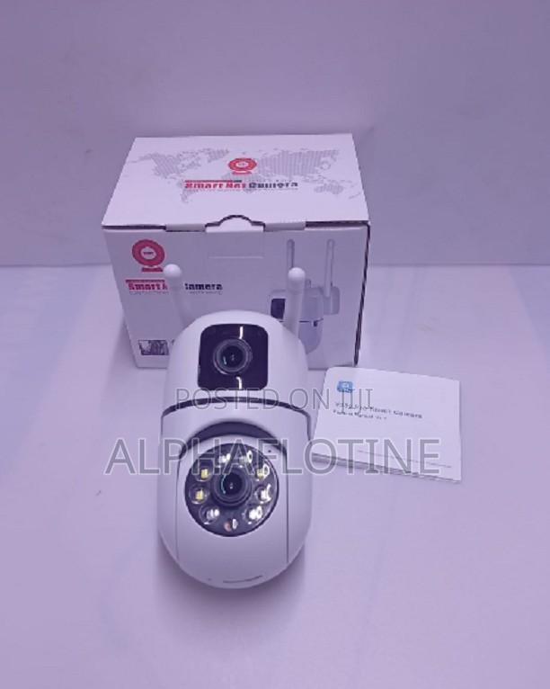 New Wall-Mounted V380 Dual Lens WiFi Bulb Camera