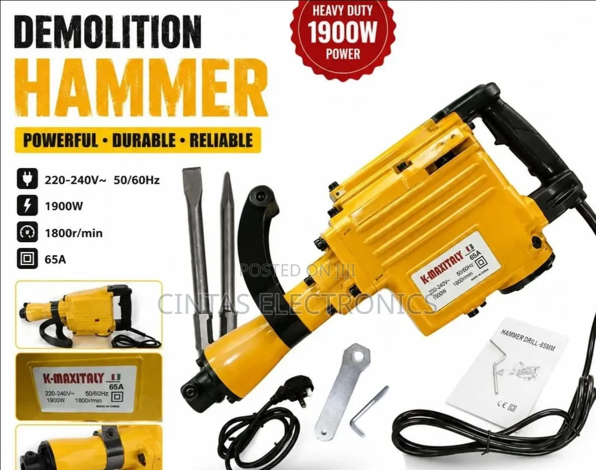 1900W Kmaxitaly Demolition Hammer