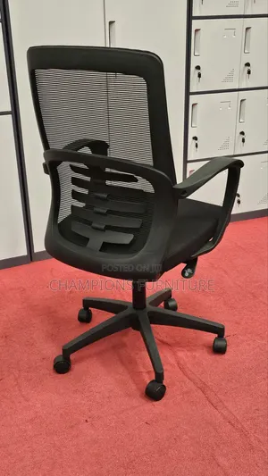 Black Mesh Comfortable Office Chairs